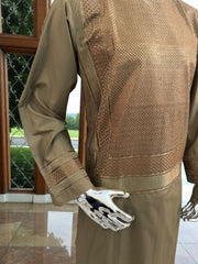 Medium Men’s Afghan Parahan Tunban – Premium Embroidered Wear