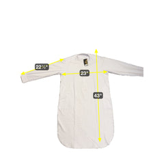 Men’s White Afghan Parahan Tumban – Black Embroidered Placket & Classic Collar | Luqmaan Boutique (Large)