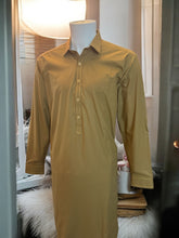 Afghan Parahan Tunban Kameese Shalwar Antique Gold Plain Small