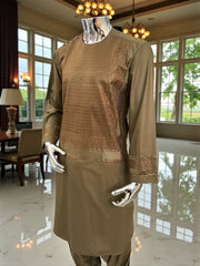 Medium Men’s Afghan Parahan Tunban – Premium Embroidered Wear