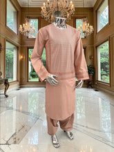 XL Rosewood Afghan Kameez – Premium Fabric with High-Quality Matching Embroidery