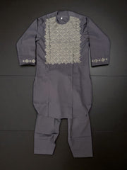 6-Year-Old Boys Charcoal Gray Parahan Tumban