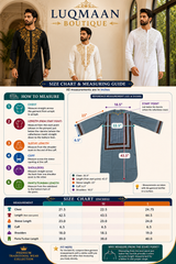 Handmade Afghan Selmadozi Embroidered Men’s Perahan Tunban – Luxury Traditional Formal Outfit – Available in Black, Ivory & White