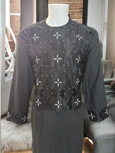 Afghan Parahan Tunban for Men Machine Embroidered Black Traditional Wear Large 2