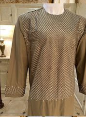 XL Bronze Embroidered Afghan Parahan Tunban – Men’s Traditional Wear | Luqmaan Boutique