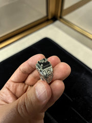 Luqmaan Jewelry Black Stone Turkish Style Ring