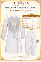 Premium White Afghan Parahan Tunban with Silver Shesha Mirror Work