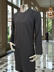 Small Black Afghan Parahan Tunban Qasimi Design kameese shelwar
