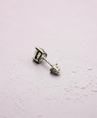 1 Carat Heart-Cut Moissanite Stud Earrings – S925 Posts – Gold or Silver