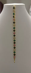 Gold Base Clover Floral Bracelet – 6 Color Options | Luxury LED Jewelry Box