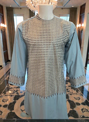 Embroidered Afghan Traditional Parahan Tunban Kameese Shalwar for Men – Small