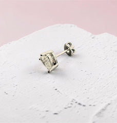 1 Carat Heart-Cut Moissanite Stud Earrings – S925 Posts – Gold or Silver
