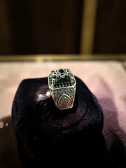 Luqmaan Jewelry Black Stone Turkish Style Ring