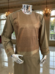 Medium Men’s Afghan Parahan Tunban – Premium Embroidered Wear