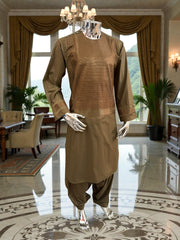 Medium Men’s Afghan Parahan Tunban – Premium Embroidered Wear