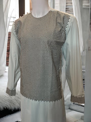 Afghan Parahan Tunban for Men – Mint Green, Medium-Large
