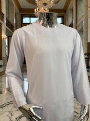 Men’s White Shoulder-Button Parahan Tunban – Small To XL