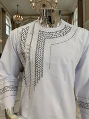 Small Traditional Afghan Men’s Parahan Tunban Hand Embroidered
