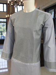 Small Men’s Cool pale lavender Parahan Tumban with Silver Embroidery – Afghan Traditional Outfit
