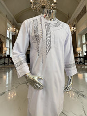 Small Traditional Afghan Men’s Parahan Tunban Hand Embroidered