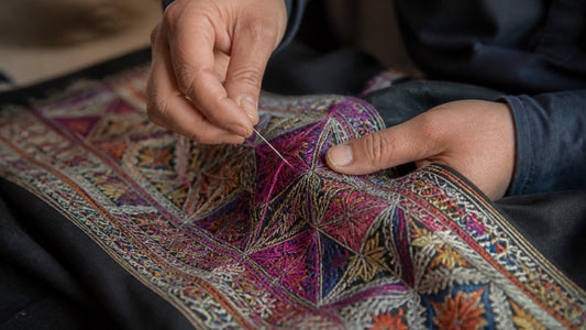 How to Identify Authentic Khamak Embroidery