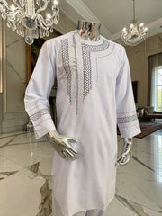 Small Traditional Afghan Men’s Parahan Tunban Hand Embroidered