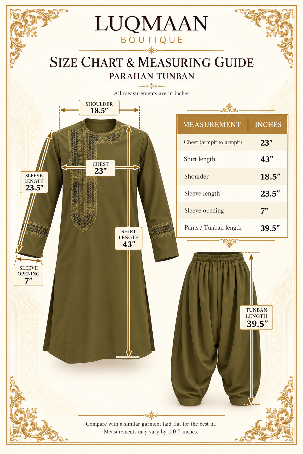 Men’s Olive Green Hand-Embroidered Afghan Parahan Tunban with Shawl – 3-Piece Set 5033