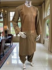 Medium Men’s Afghan Parahan Tunban – Premium Embroidered Wear