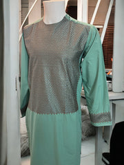Afghan Traditional Parahan Tunban Kameese Shalwar Embroidered XS/S