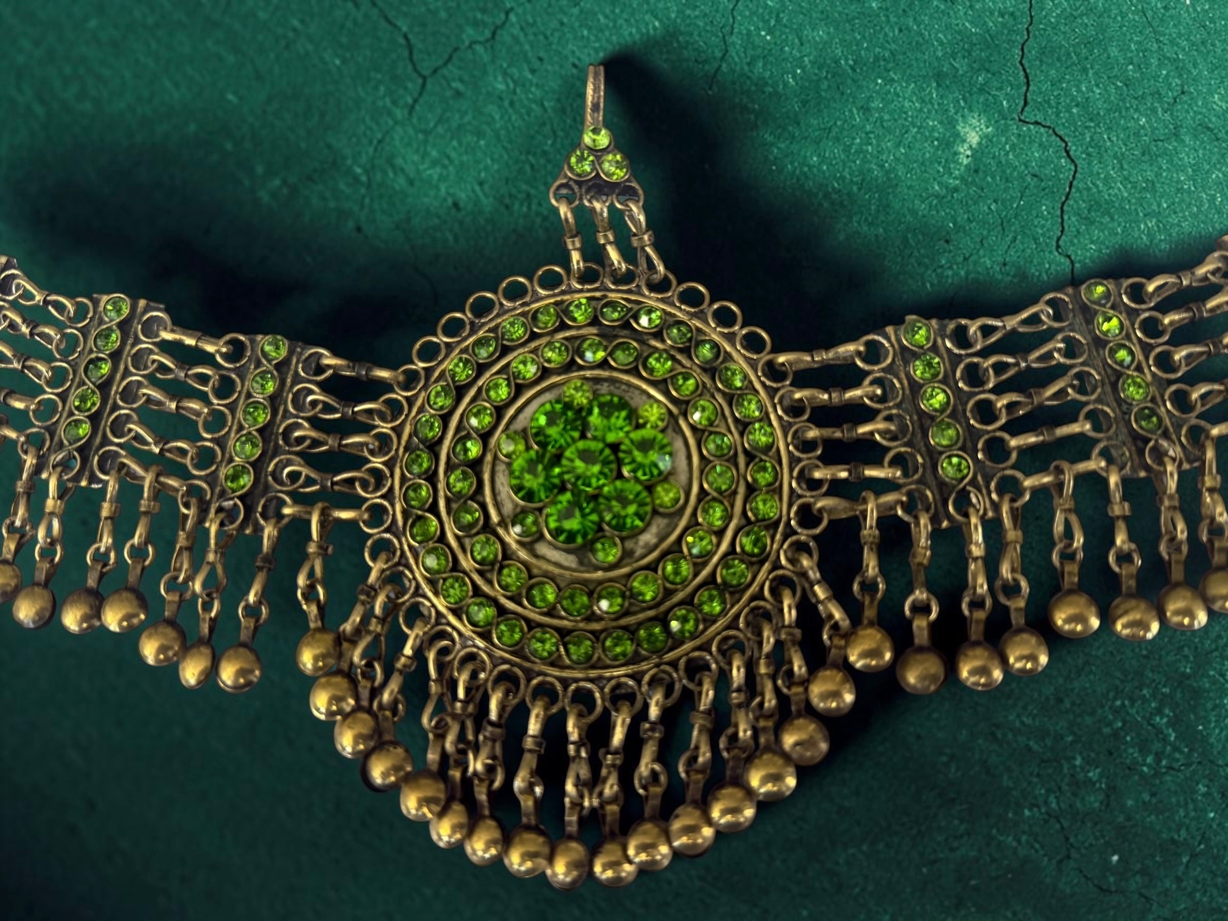 Afghan Tribal Headpiece for Women | Vintage Boho Kuchi Forehead Jewelry