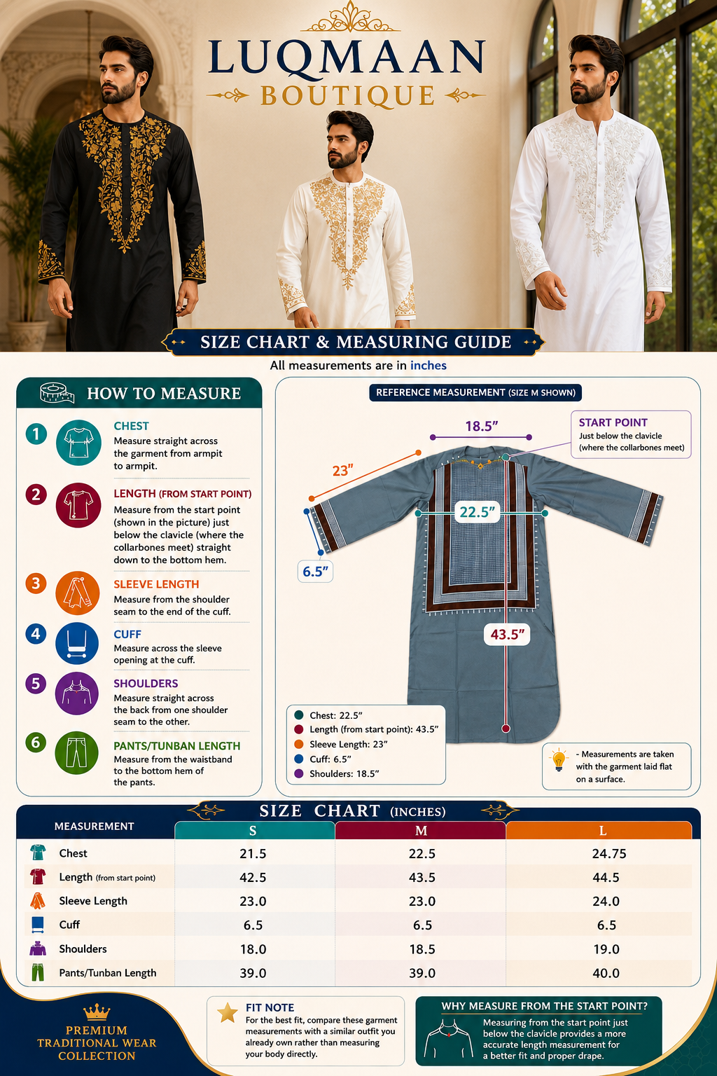 Handmade Afghan Selmadozi Embroidered Men’s Perahan Tunban – Luxury Traditional Formal Outfit – Available in Black, Ivory & White