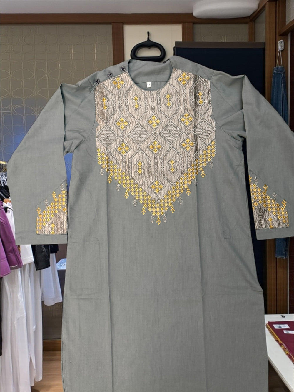 Grayish Sage Parahan Tumban for 910-Year-Old Boys