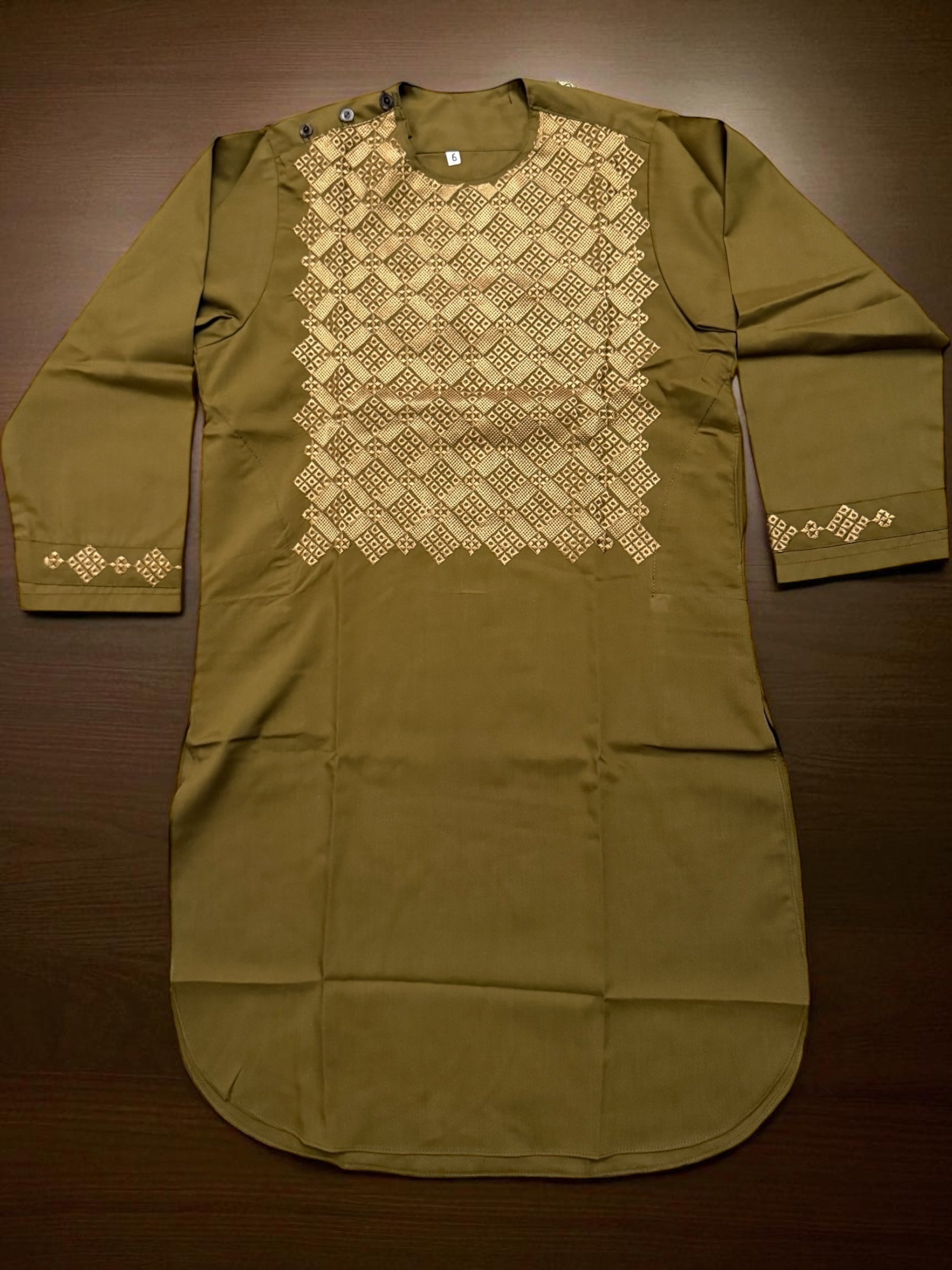 Boys Olive Green Parahan Tumban