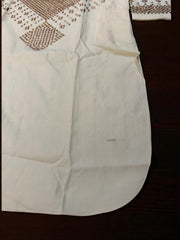 Kids age 7-9 yr old Afghan clothes for kids ivory/gold