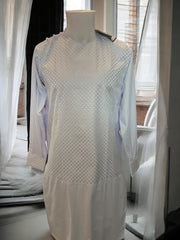 White Afghan Parahan Tunban for Men with Machine Khamakdozi – X-Small