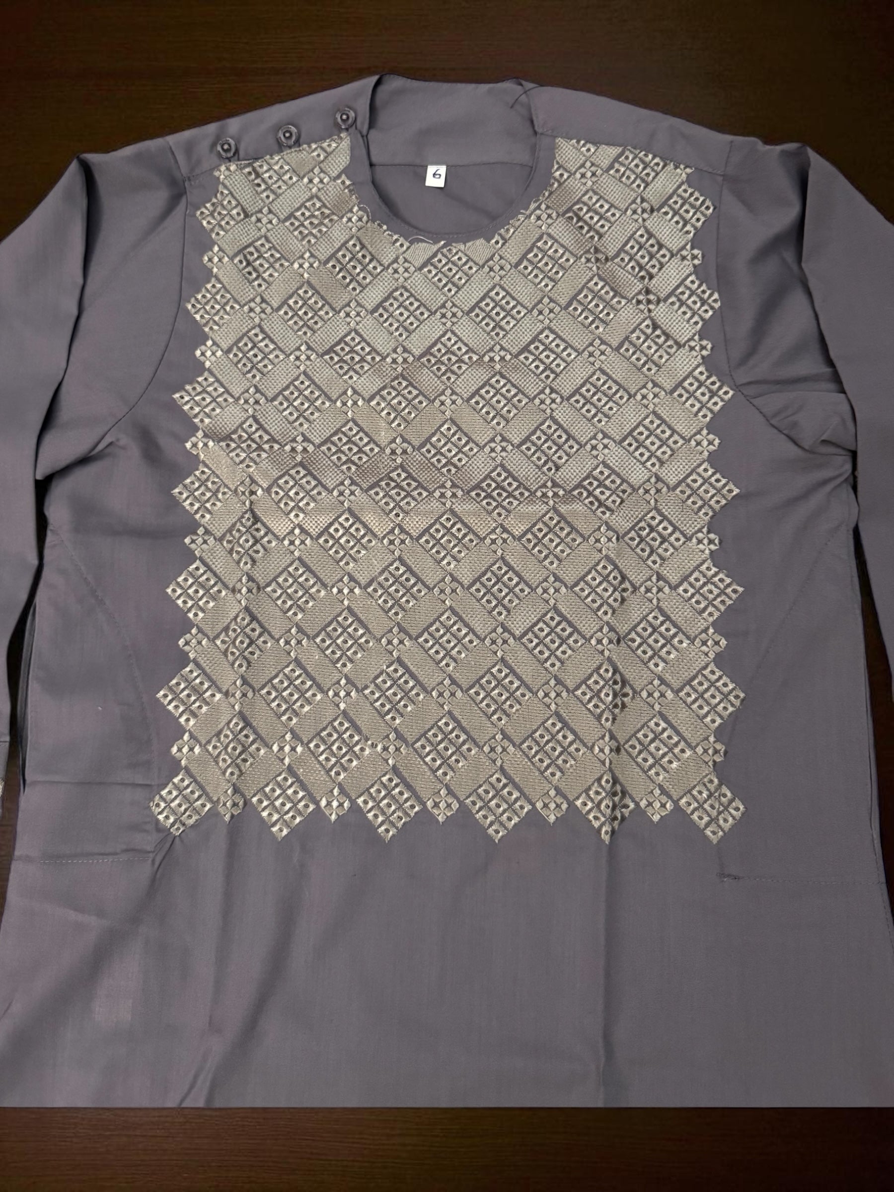 6-Year-Old Boys Charcoal Gray Parahan Tumban