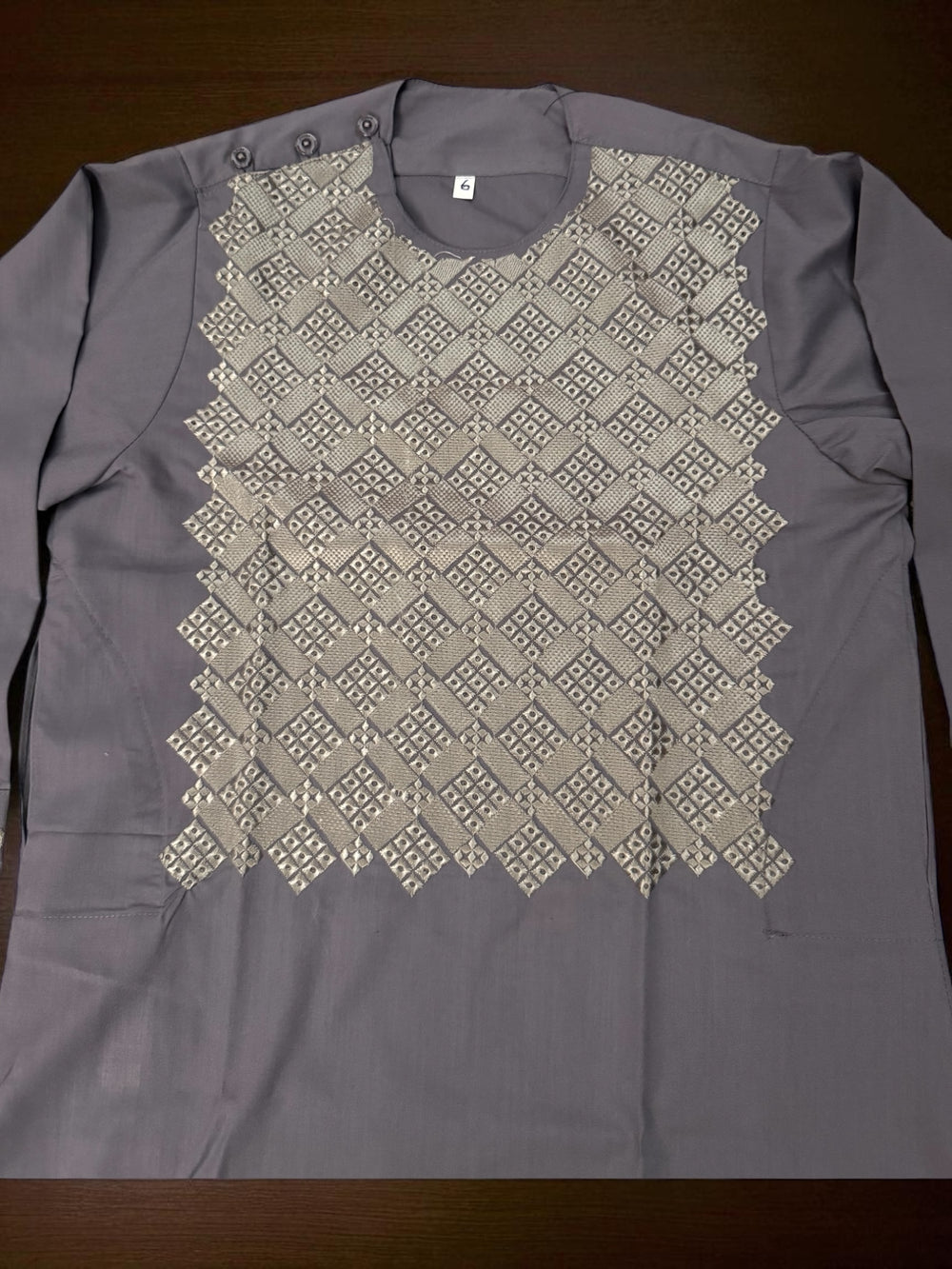 6-Year-Old Boys Charcoal Gray Parahan Tumban