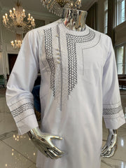 Small Traditional Afghan Men’s Parahan Tunban Hand Embroidered