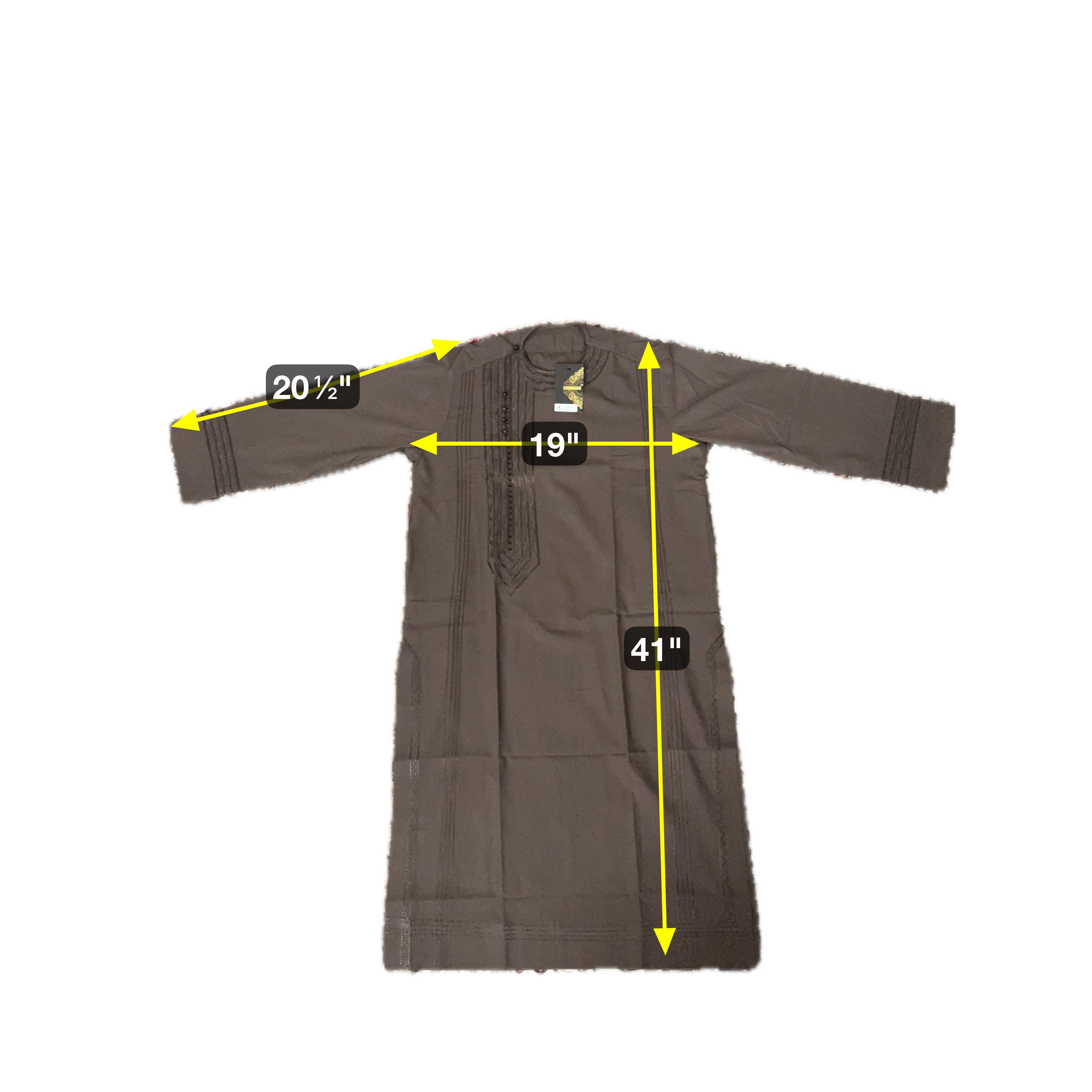 Traditional Afghan Parahan Tunban with Machine Embroidery – Navy Blue – XS