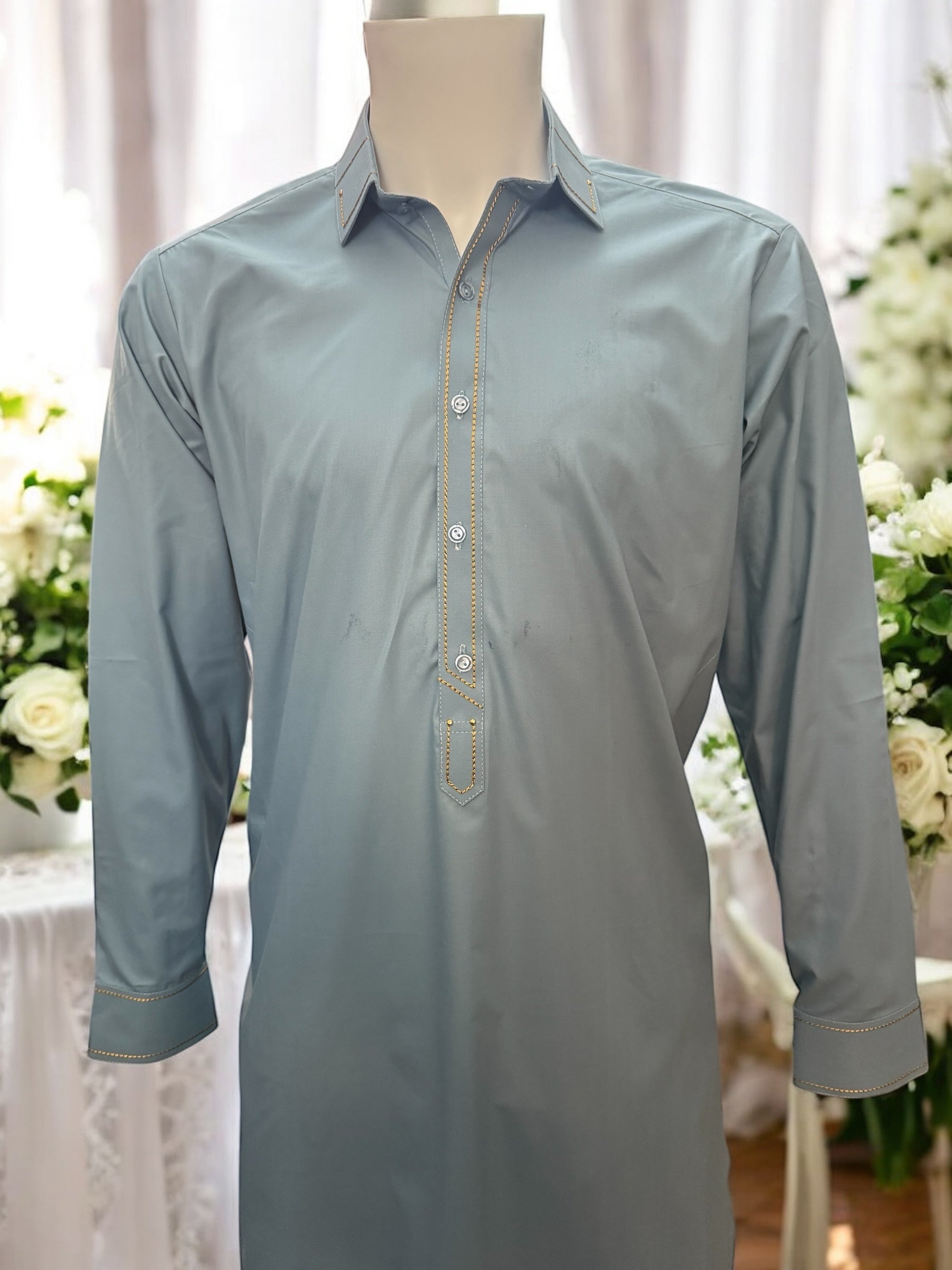 Afghan Parahan Tunban Kameese Shalwar Light Blue XL