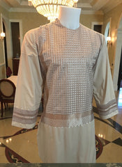 Embroidered Afghan Traditional Parahan Tunban Kameese Shalwar for Men – Small