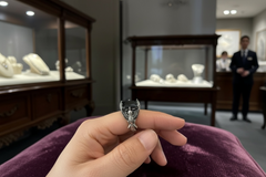 Midnight Black Turkish Eagle Ring – Vintage Ottoman Style Ring