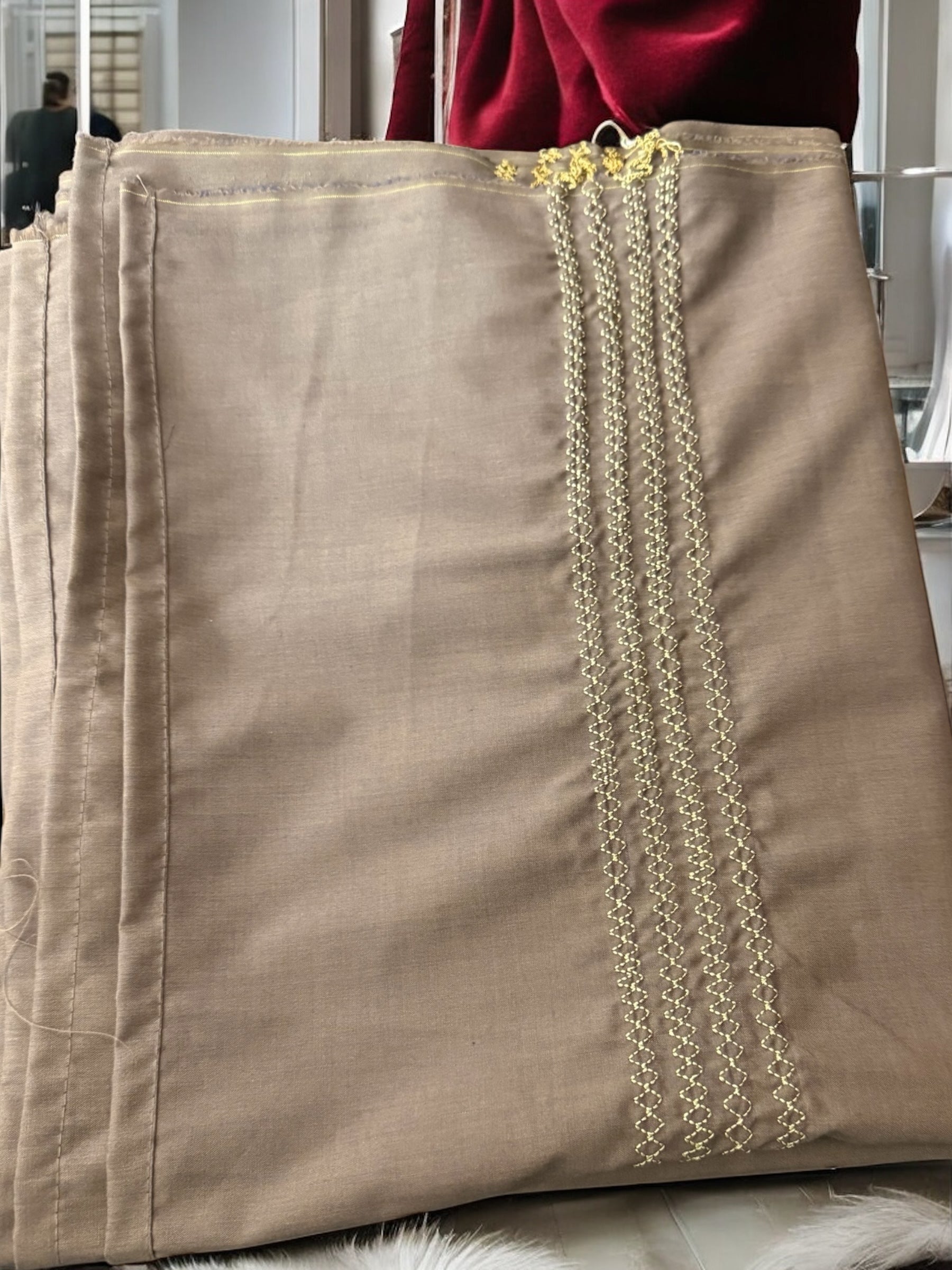 Afghan embroidered shawl / chaddar.