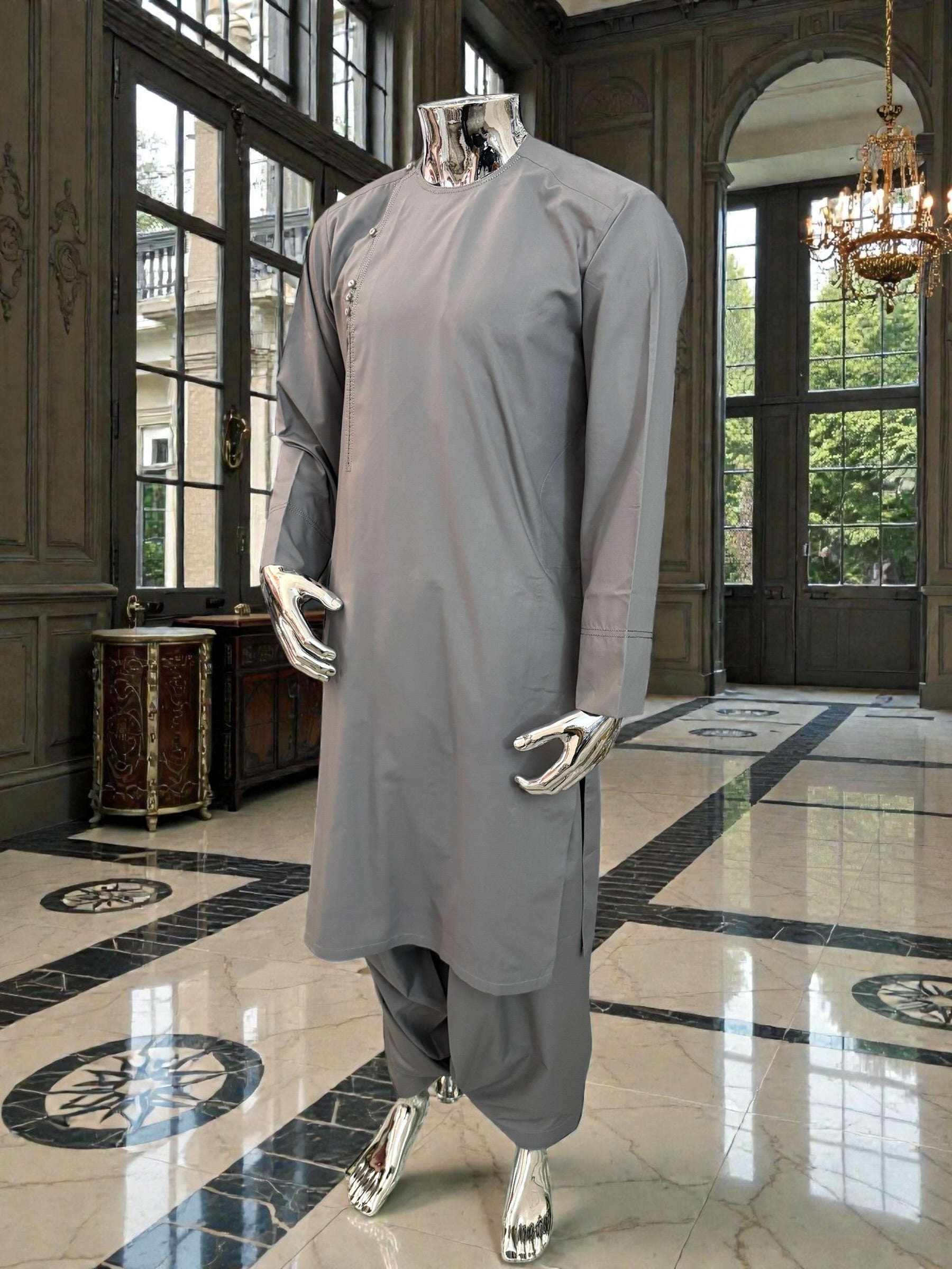 Medium Afghan Parahan Tunban for Men  Qasimi Design