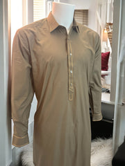 Afghan Parahan Tunban Kameese Shalwar with Minimal Embroidery Medium