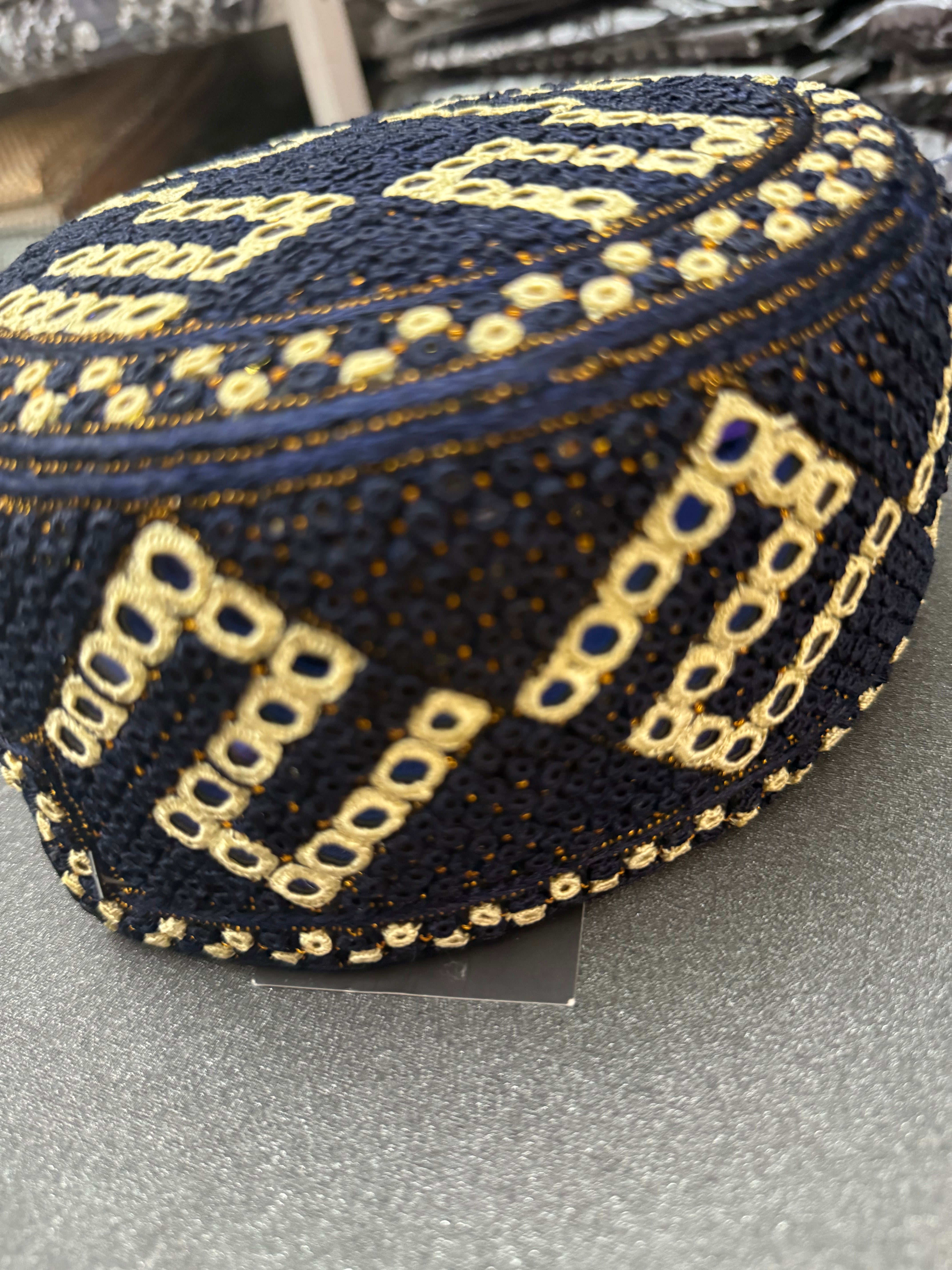 Handmade Afghan Baluchi Hat – High Quality Flexible Traditional Cap 2761