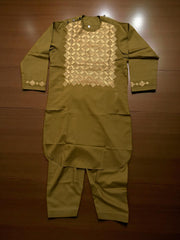 Boys Olive Green Parahan Tumban