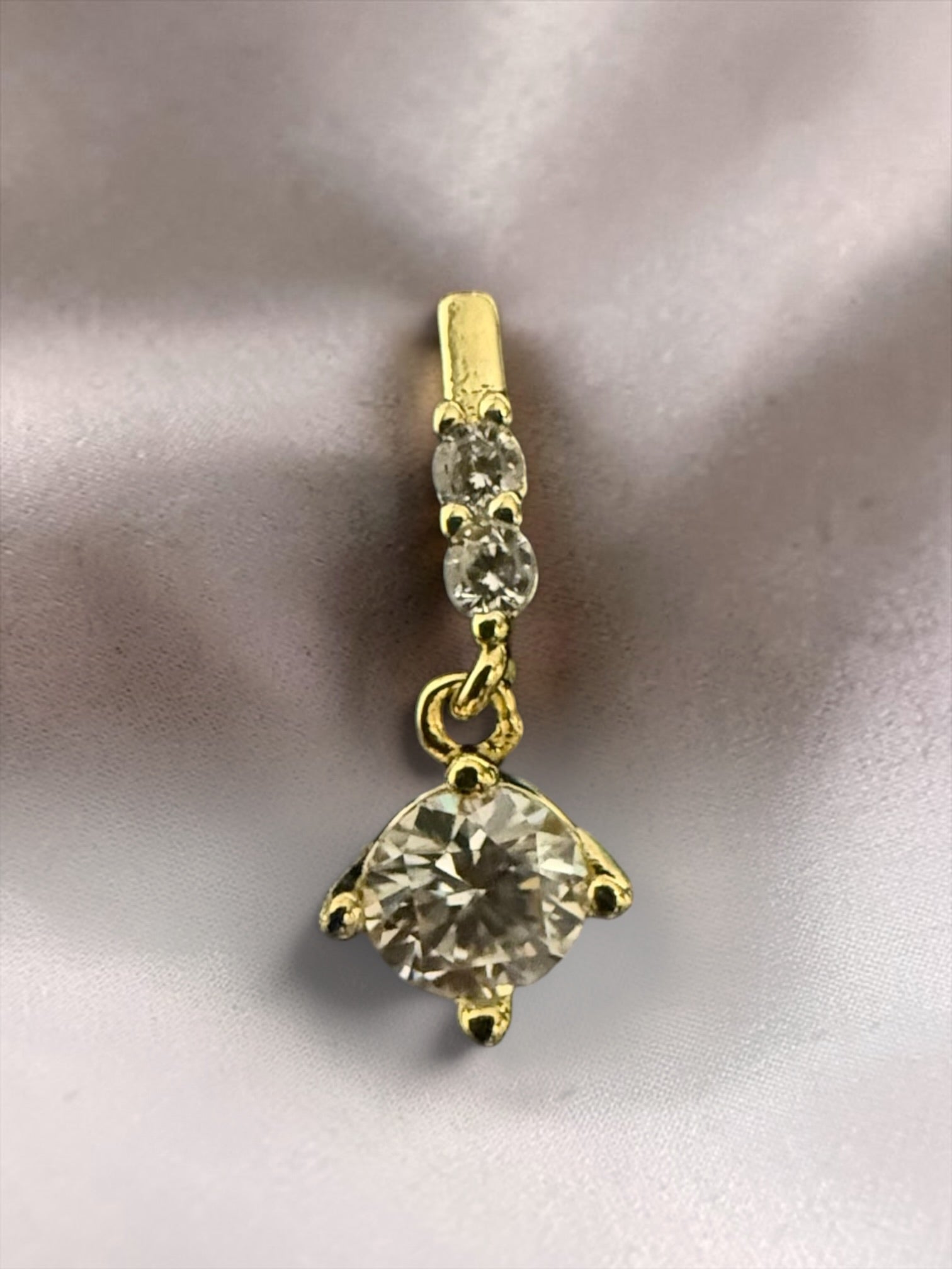0.5 CT Moissanite Drop Earrings – Gold & Silver Tone, S925 Posts, D Color VVS1
