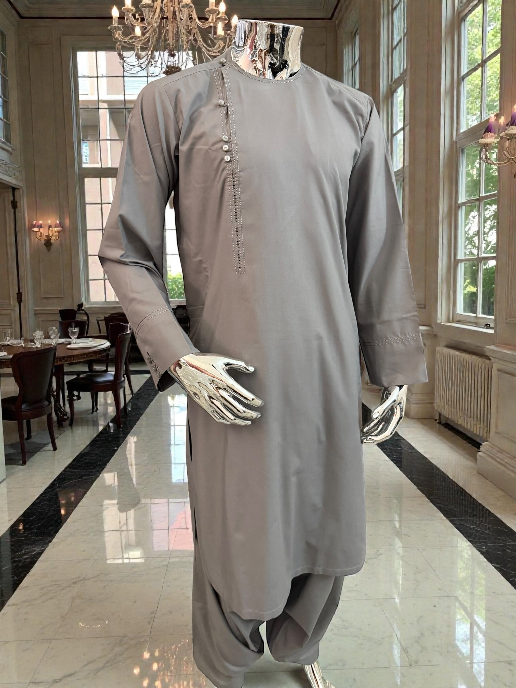 Medium Afghan Parahan Tunban for Men  Qasimi Design