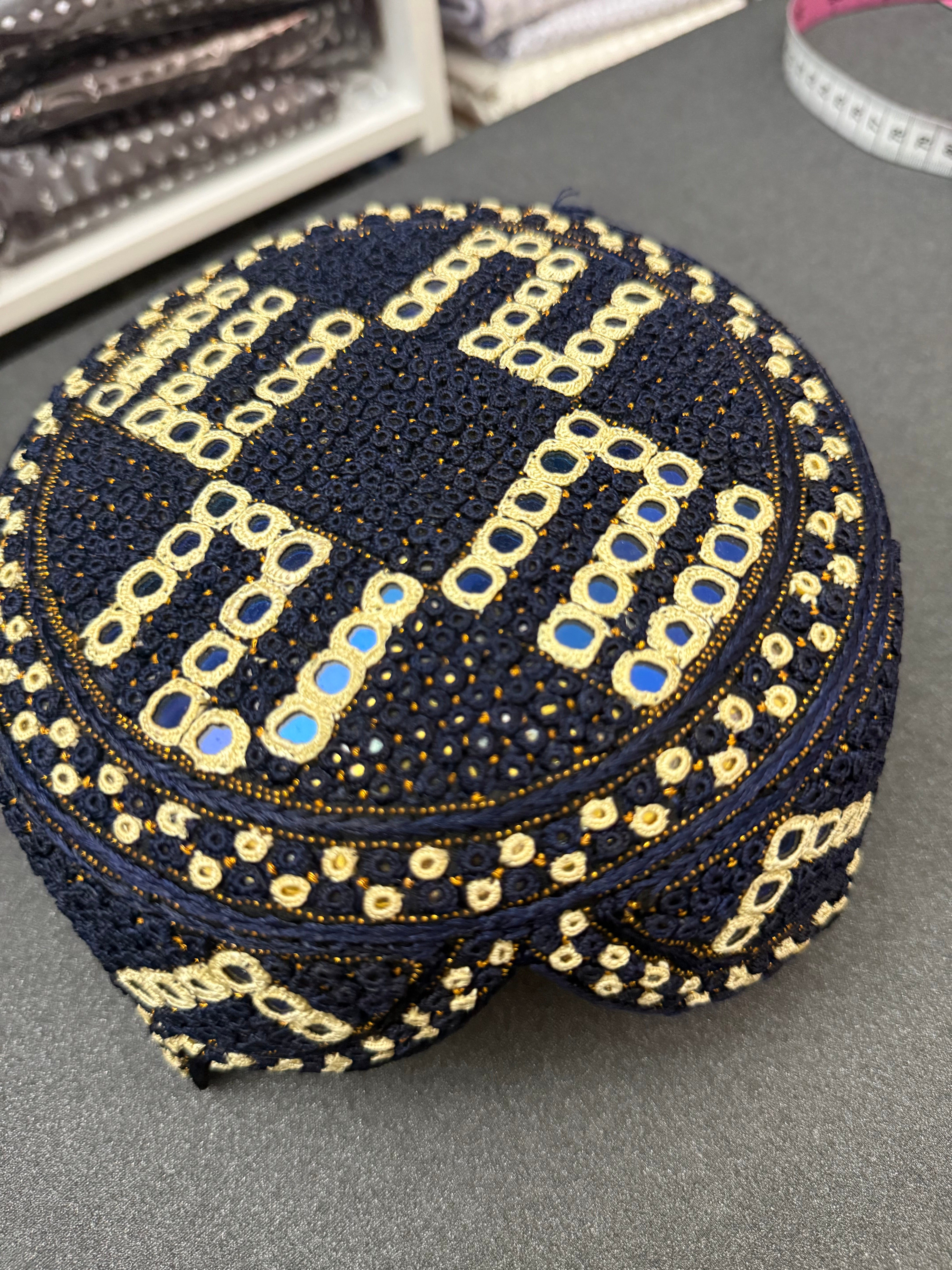 Handmade Afghan Baluchi Hat – High Quality Flexible Traditional Cap 2761